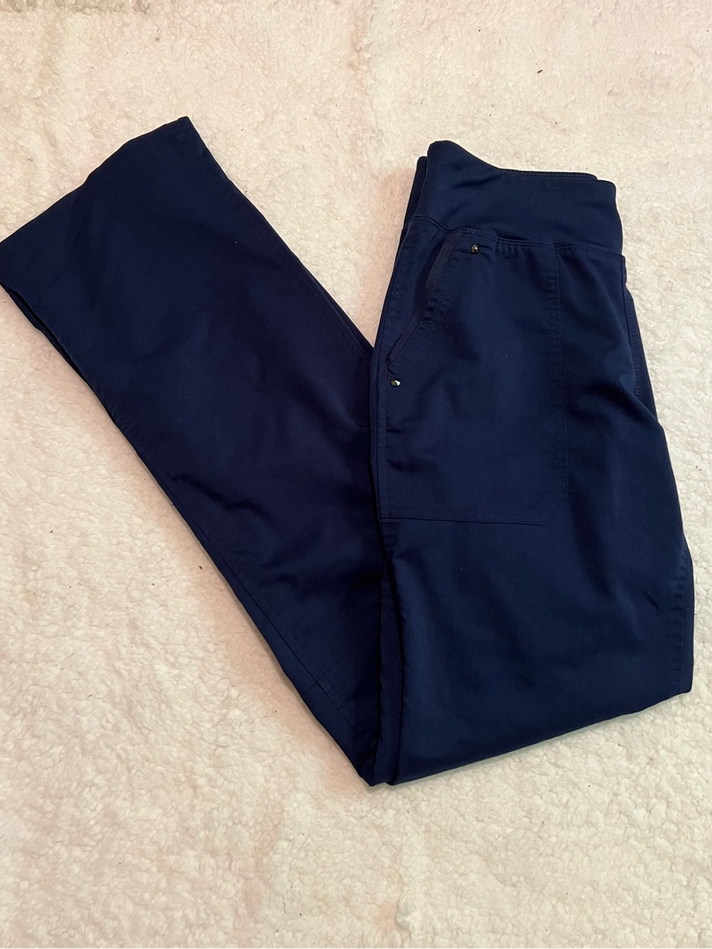 Purple Label Navy Scrub Pants
